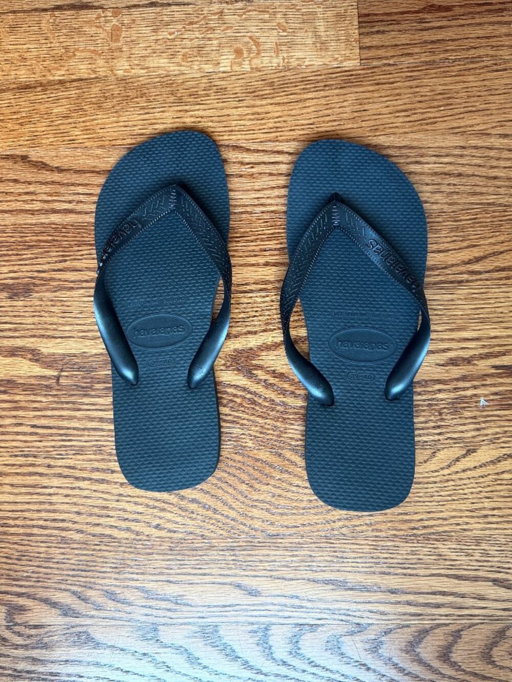 Havaianas Black Flip Flop 9/10W 8M 39-40